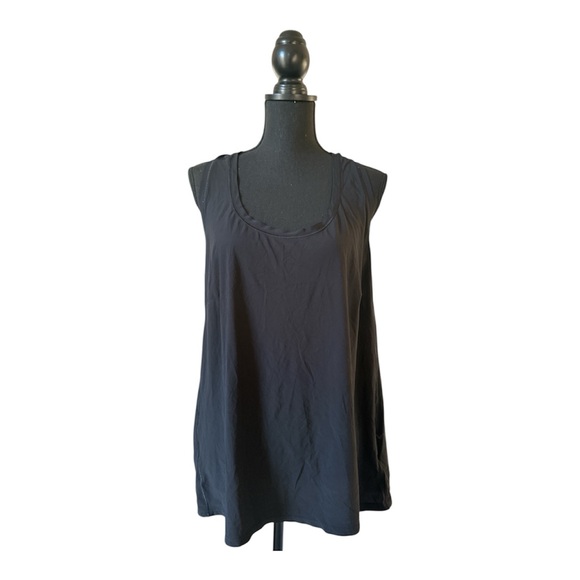 Athleta Tops - Athleta Black Racerback Swing Tank Top 1X Athleisure Active